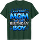 Mom of The Birthday Boy Matching Family Mommy T-Shirt - T-Shirt | Forest
