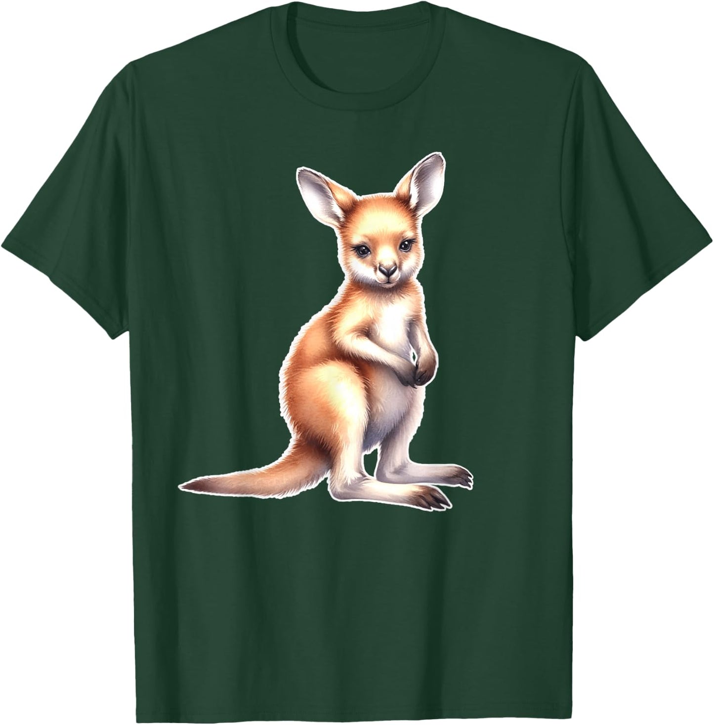 Kangaroo x Baby Kangaroo Joey T-Shirt - T-Shirt | Forest