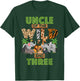 3rd Birthday Zoo Safari Jungle Uncle Of The Wild and Three T-Shirt - T-Shirt | Forest