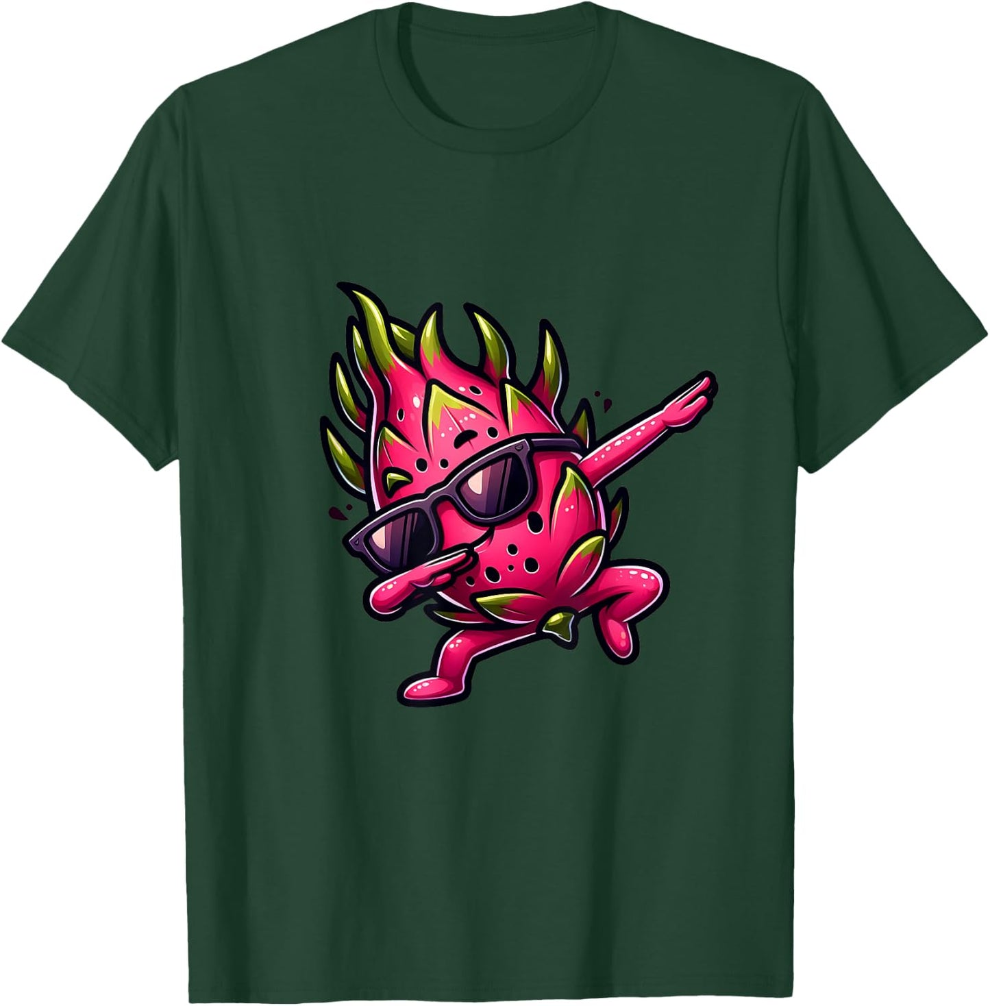 Dab Fruit Dancing Dabbing Dragon Fruit Meme T-Shirt - T-Shirt | Forest