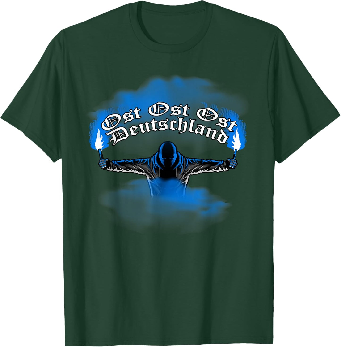 East Germany – Pyrotechnics – Pyro – Bengalo – Blue T-Shirt - T-Shirt | Forest