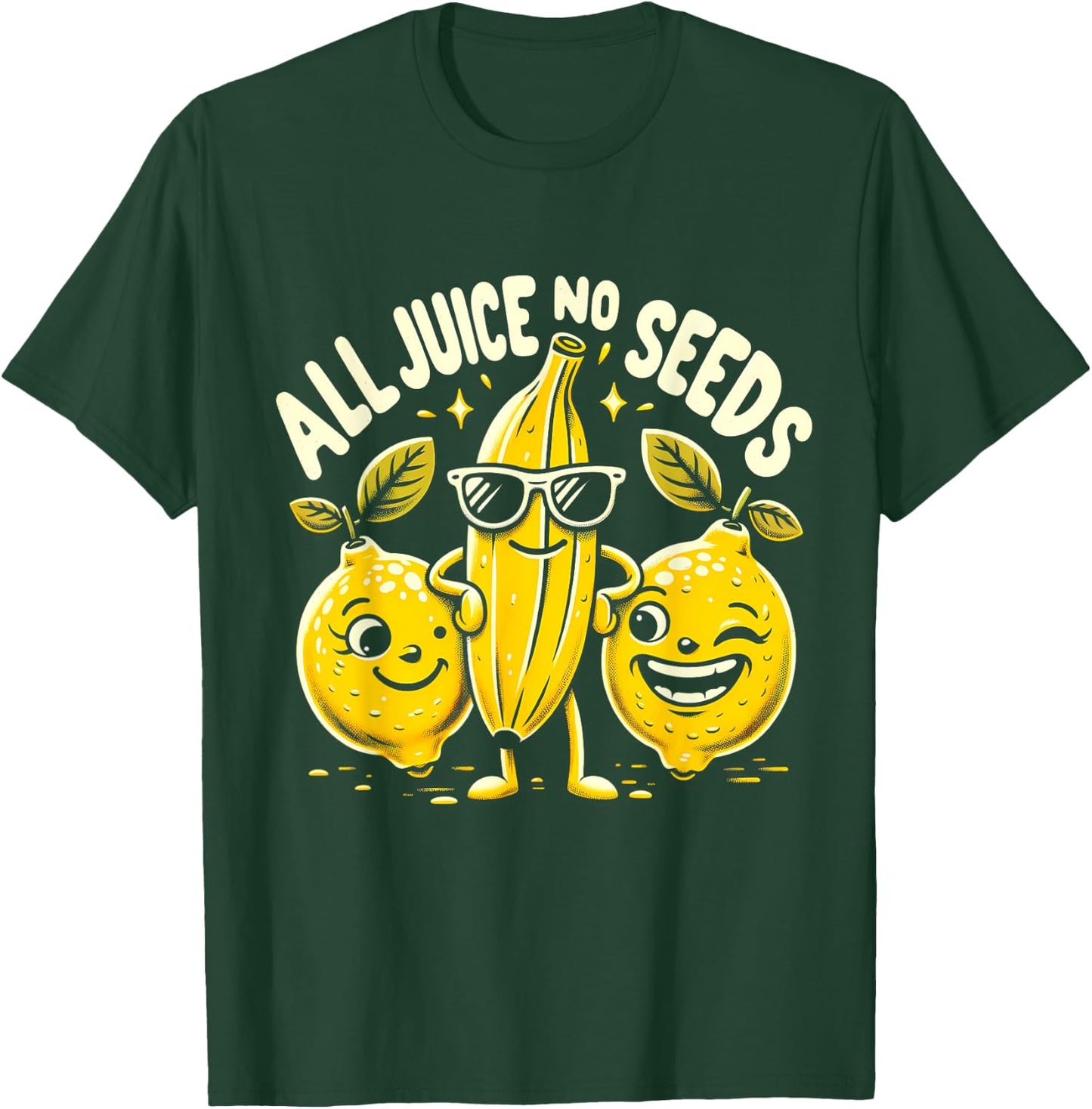 All Juice No Seeds Vasectomy Fruit Funny Men's T-Shirt - T-Shirt | Forest