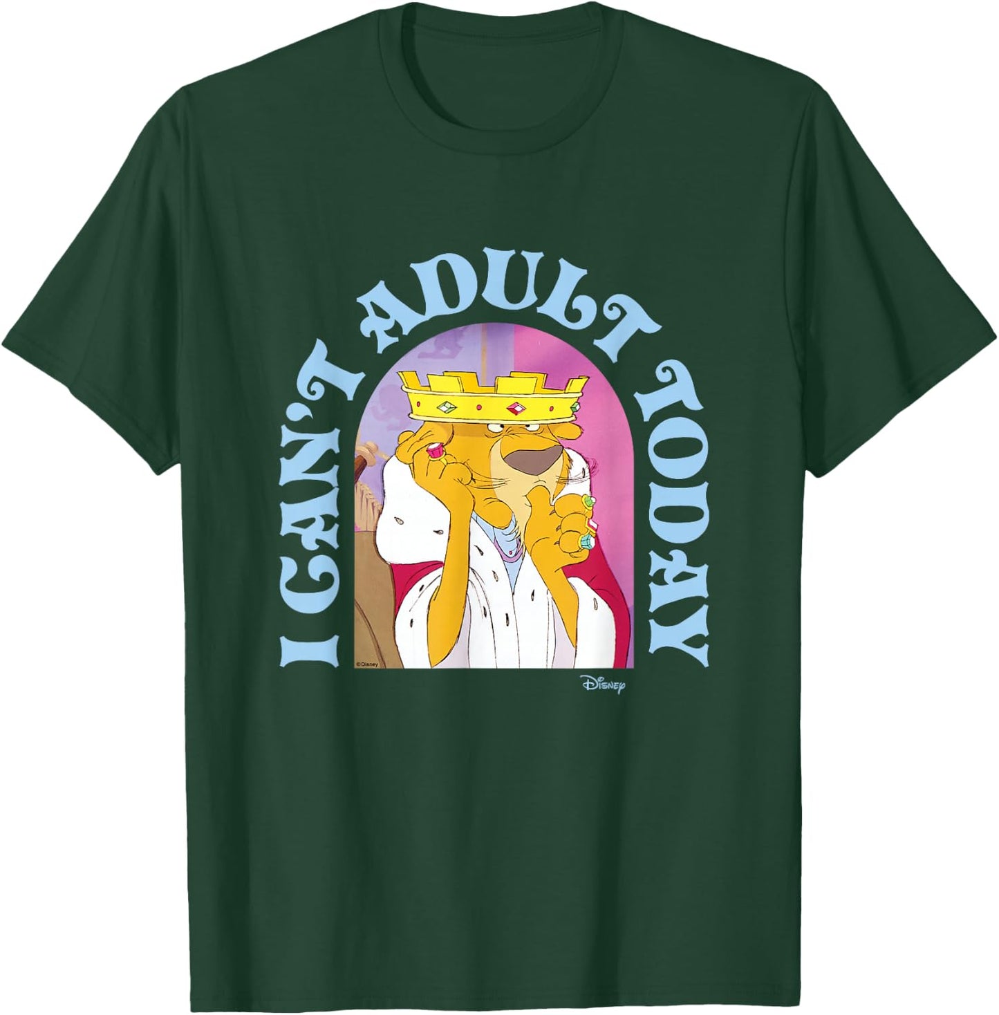 Robin Hood - Prince John Can't Adult Today T-Shirt - T-Shirt | Forest