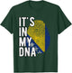 Funny it's in my DNA Bosnien-Herzegowina-Flagge Fingerabdruck T-Shirt - T-Shirt | Forest