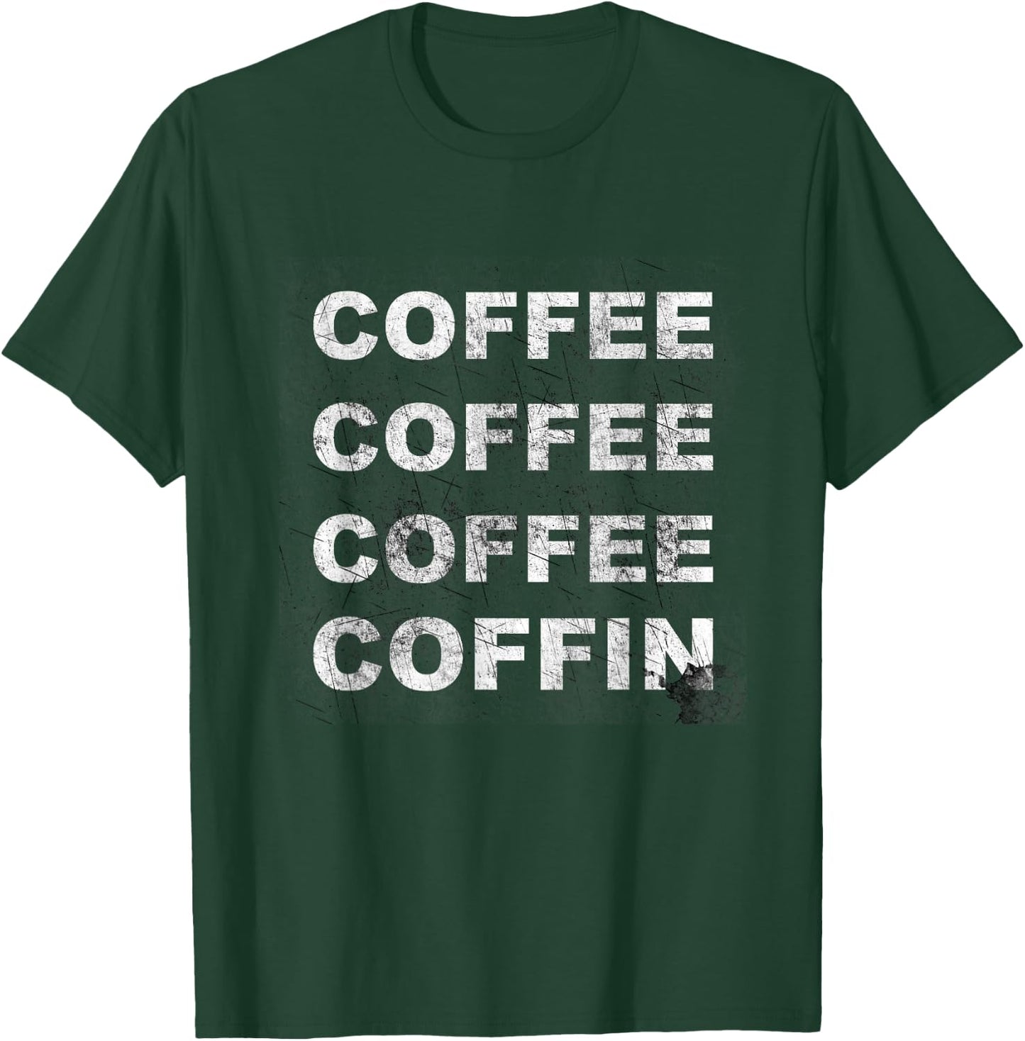 Dead Sled Coffee & Coffin T-Shirt - T-Shirt | Forest
