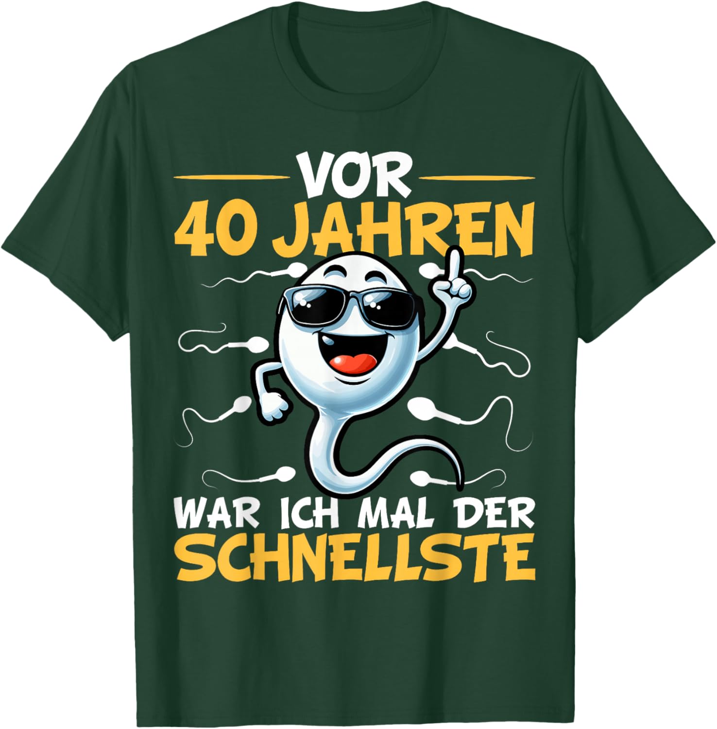 40th Birthday Man Woman 40 Years 1984 Decorative Funny Gift , black T-Shirt - T-Shirt | Forest