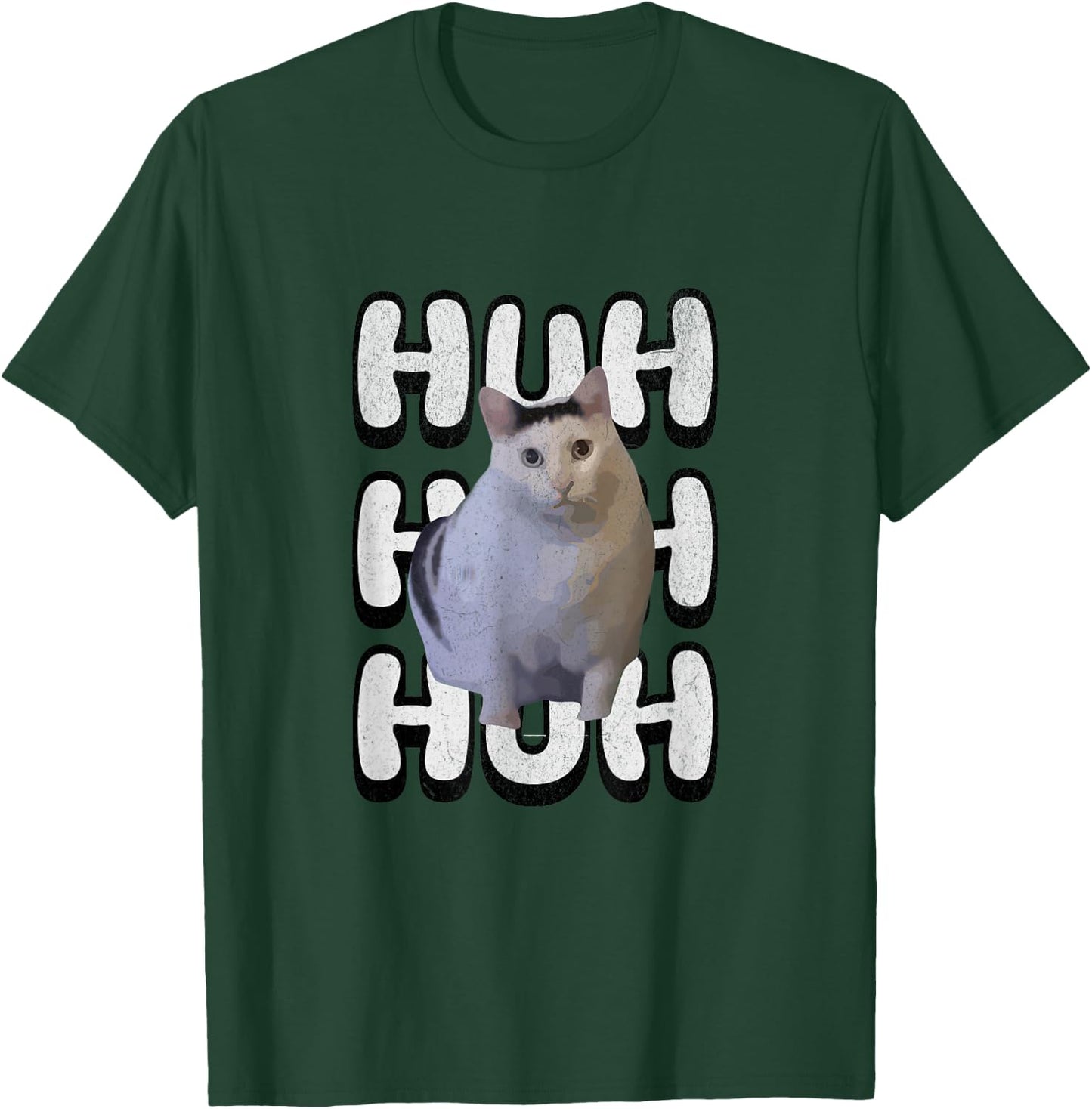 Huh! Cat Meme, beliebtes Internet Meme Cat Day Weihnachten T-Shirt - T-Shirt | Forest