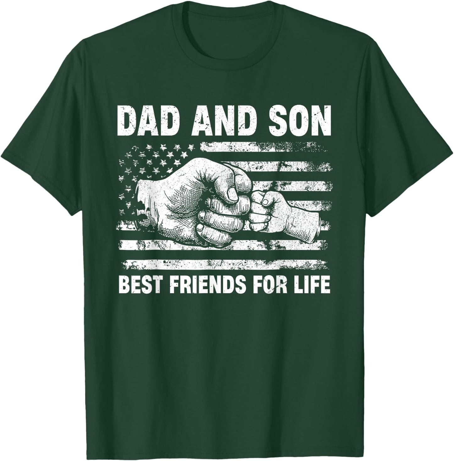 Dad and Son Best Friends for Life Matching Family Father Day T-Shirt - T-Shirt | Forest