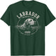 Labrador Swimming T-Shirt - T-Shirt | Forest