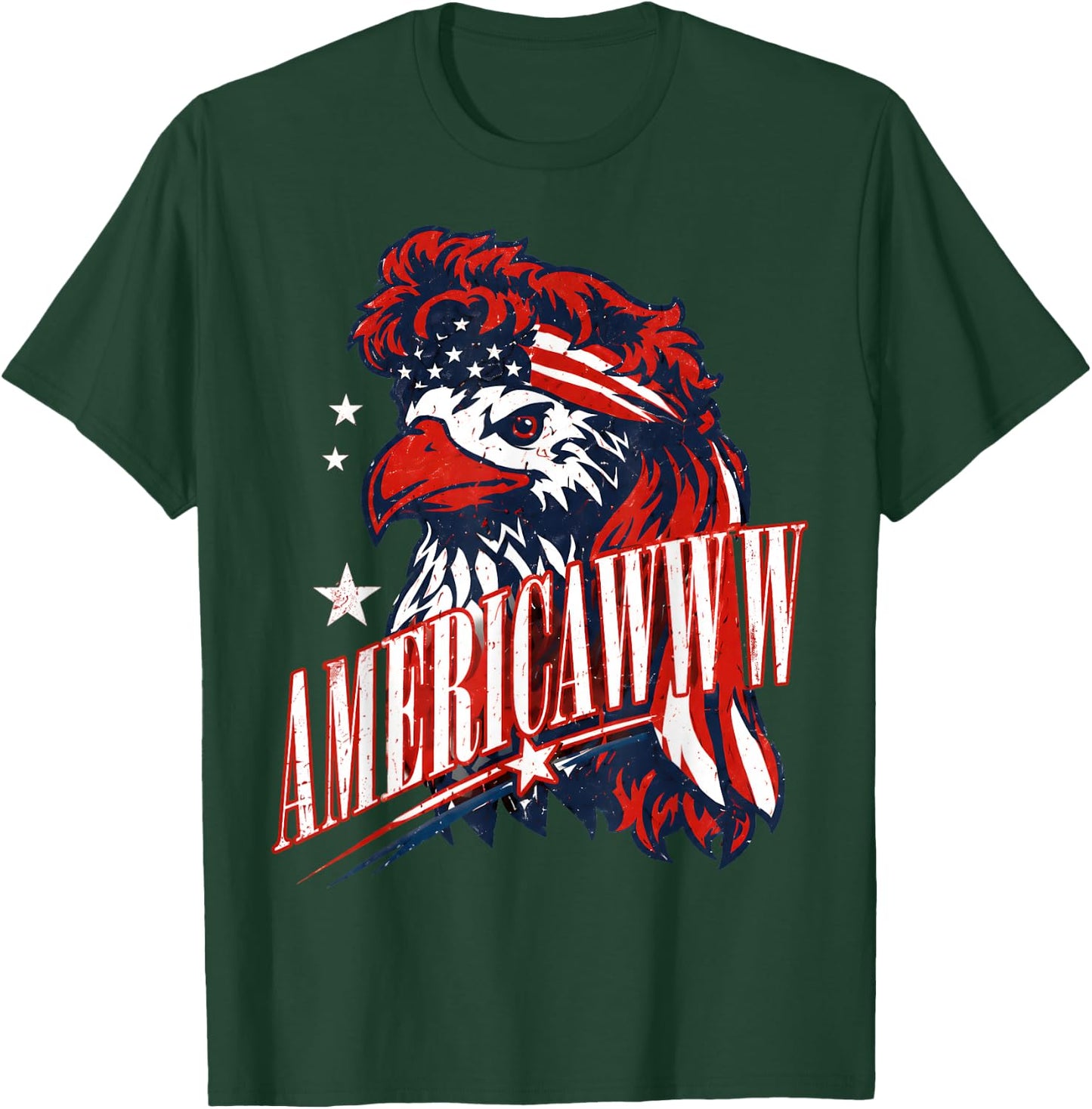 Americaww Sarcastic Fourth of July Bald Eagle T-Shirt - T-Shirt | Forest