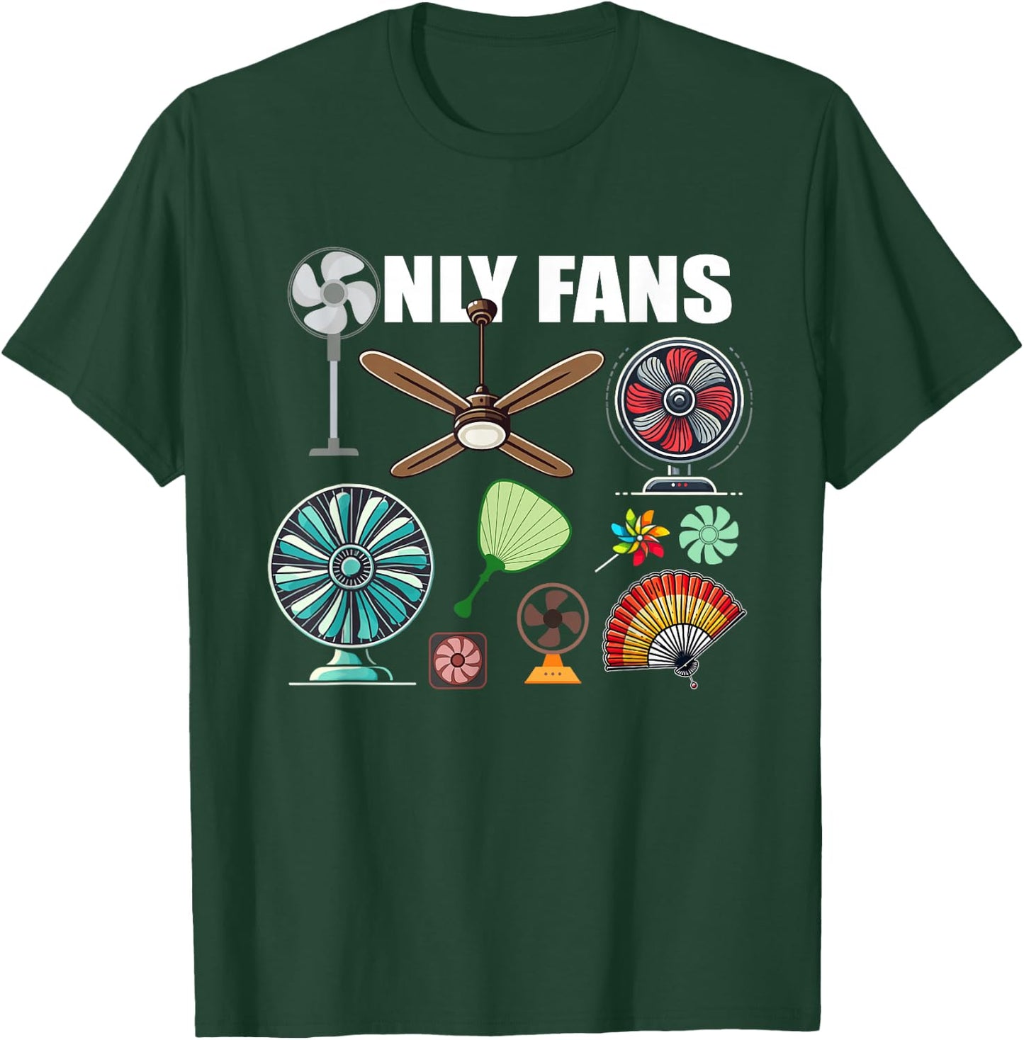 Only Fans Humour , Black, S T-Shirt - T-Shirt | Forest
