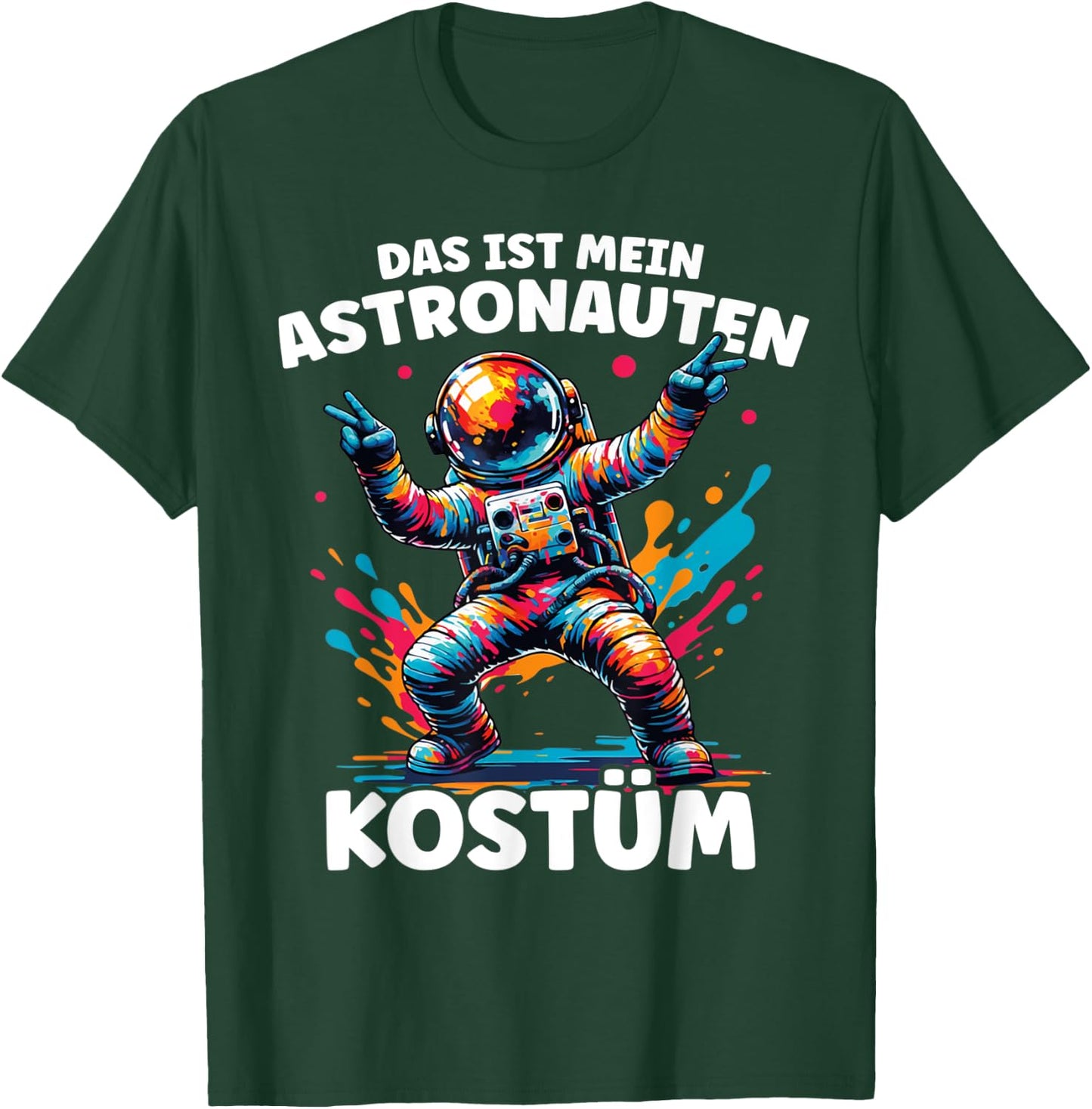 Carnival Space Suit Space Astronaut Costume , black T-Shirt - T-Shirt | Forest