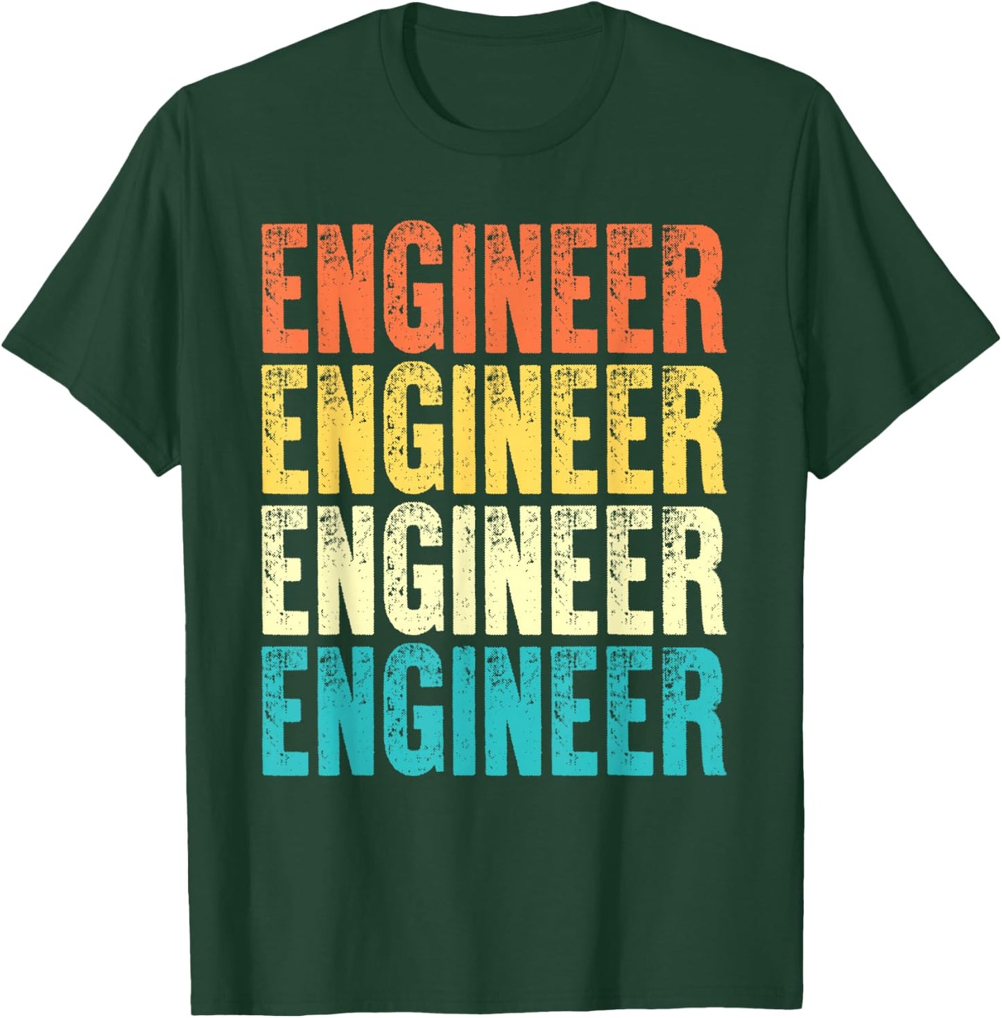 Engineer Vintage Style Job T-Shirt - T-Shirt | Forest