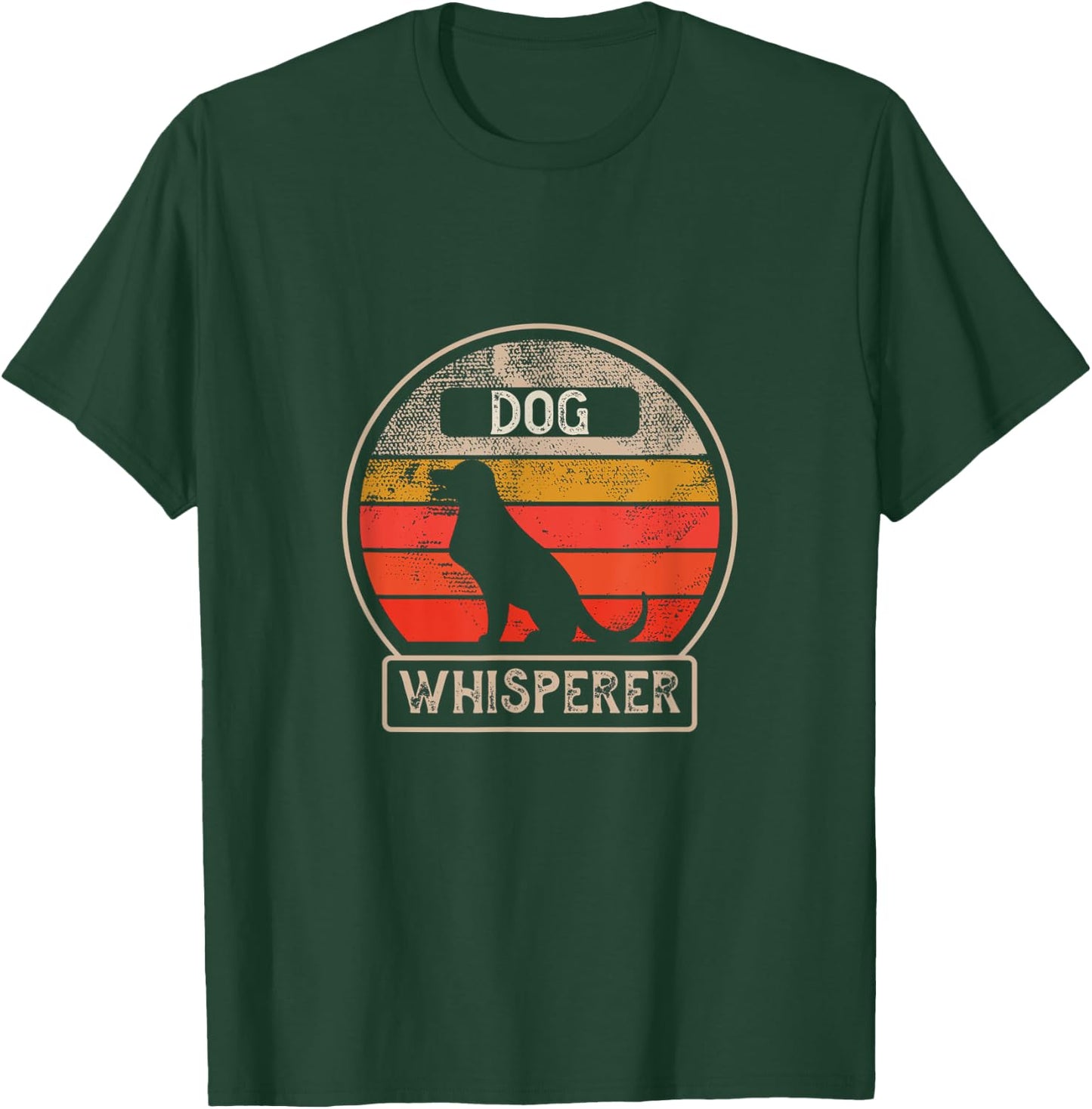 Dog Whisperer - Vintage Retro - Animal T-Shirt - T-Shirt | Forest