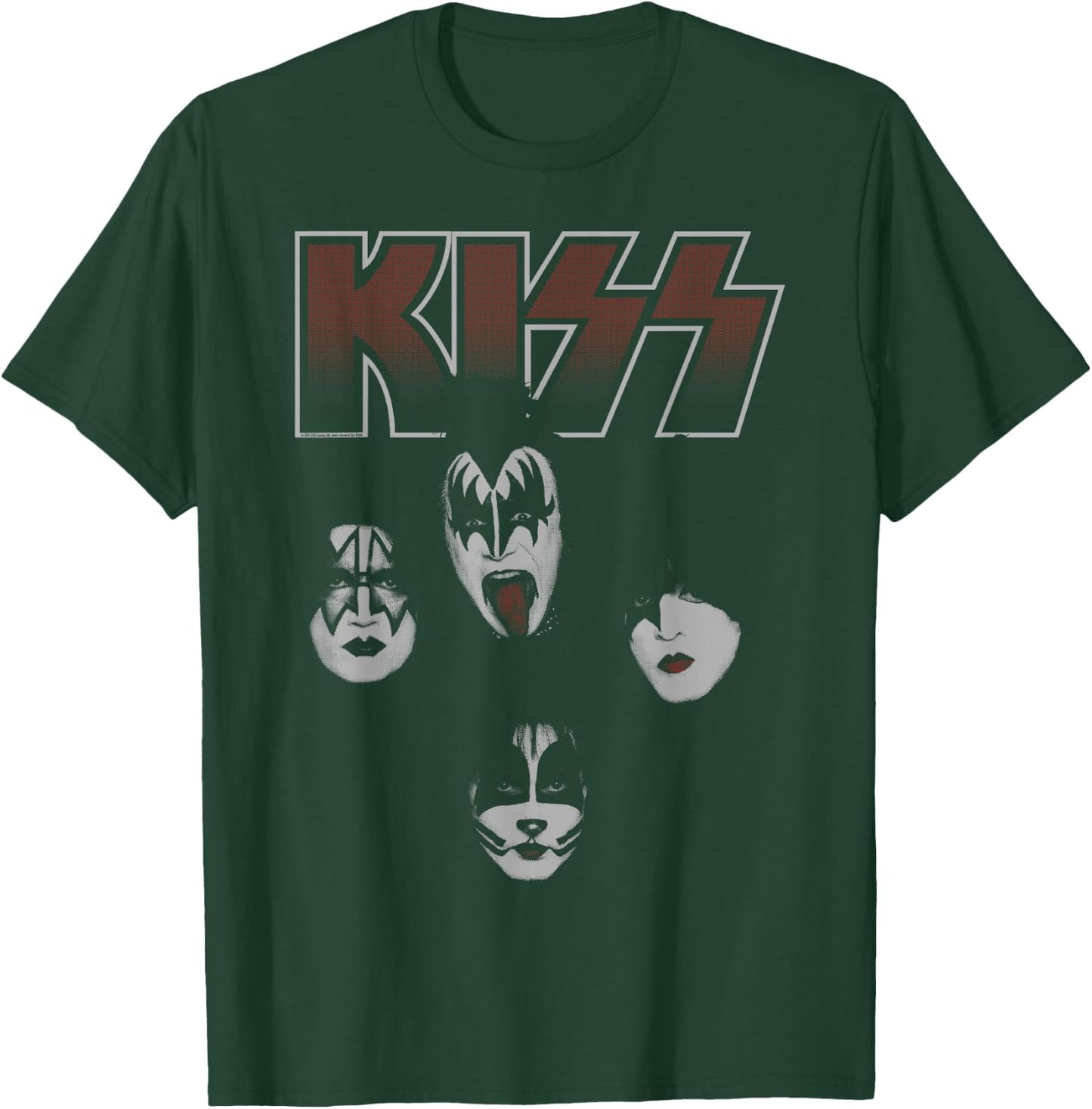 KISS - Portrait T-Shirt - T-Shirt | Forest