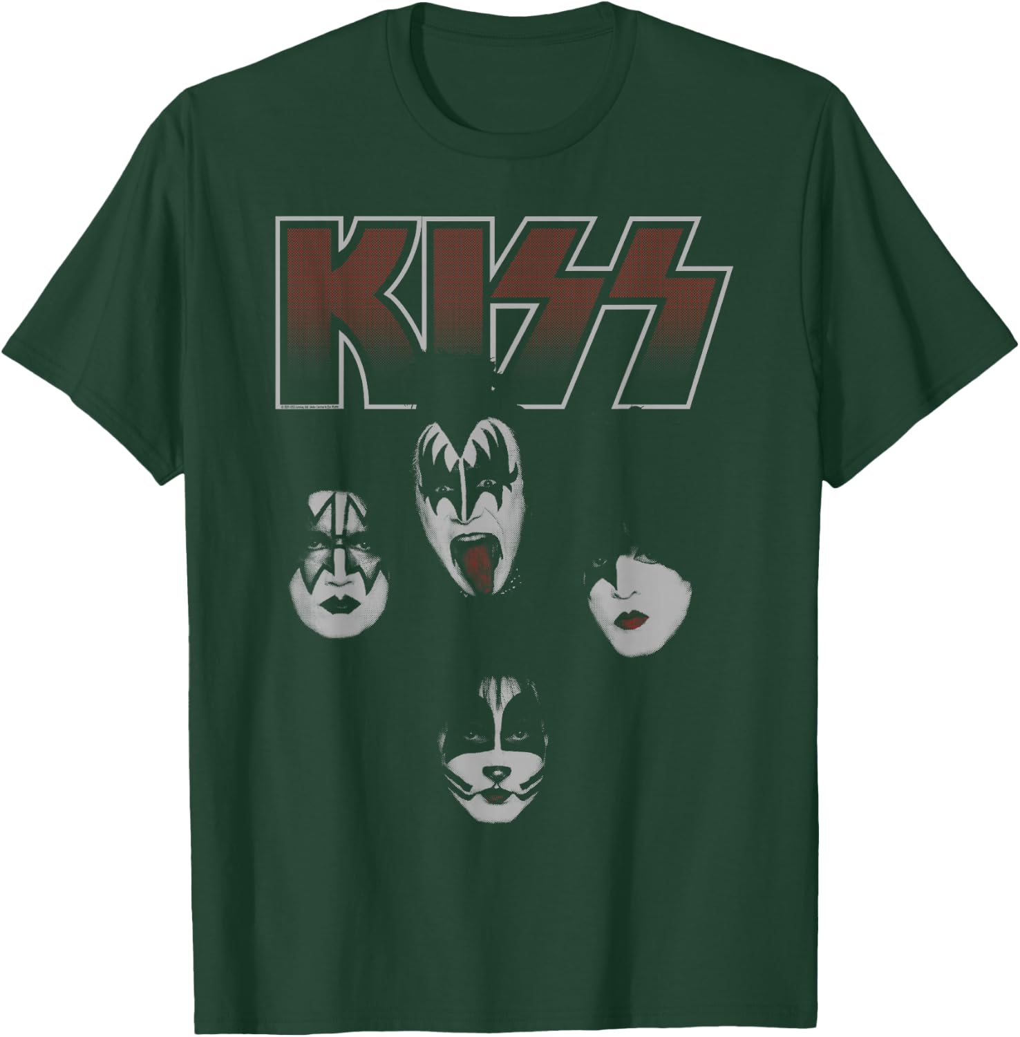 KISS - Portrait T-Shirt - T-Shirt | Forest