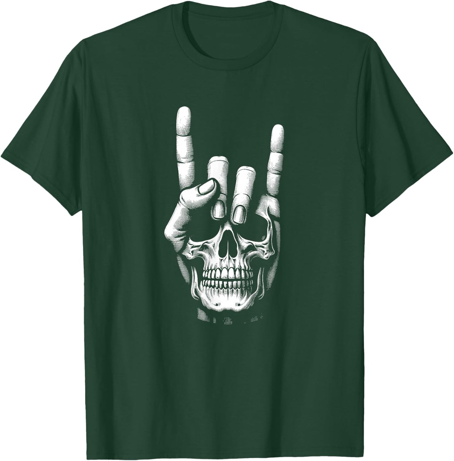 Tete Morte Guitarist - Guitar Electric Guitar T-Shirt - T-Shirt | Forest