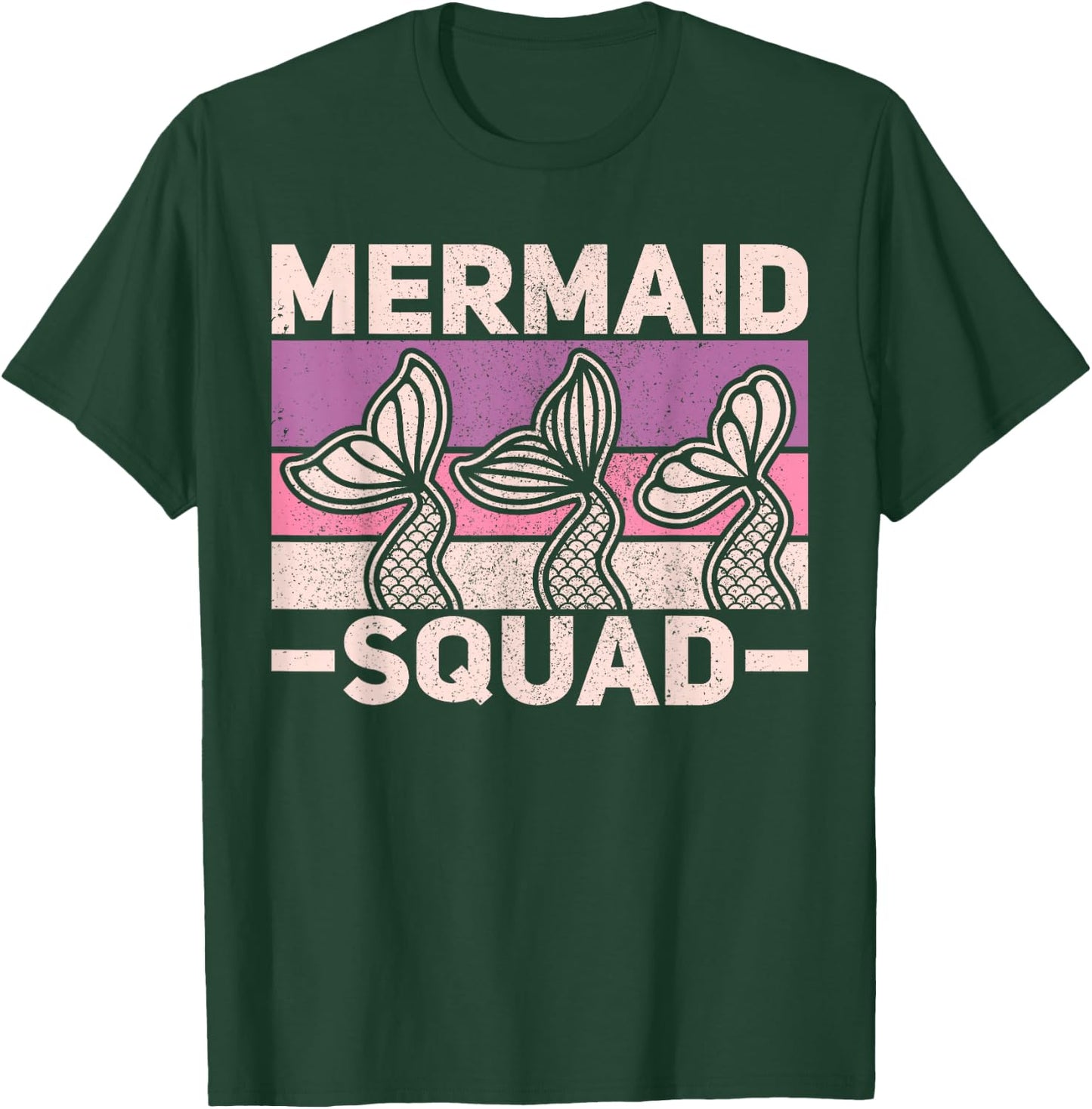 Mermaid Squad Mermaid Birthday Outfit Mermaid Party Mermaid T-Shirt - T-Shirt | Forest