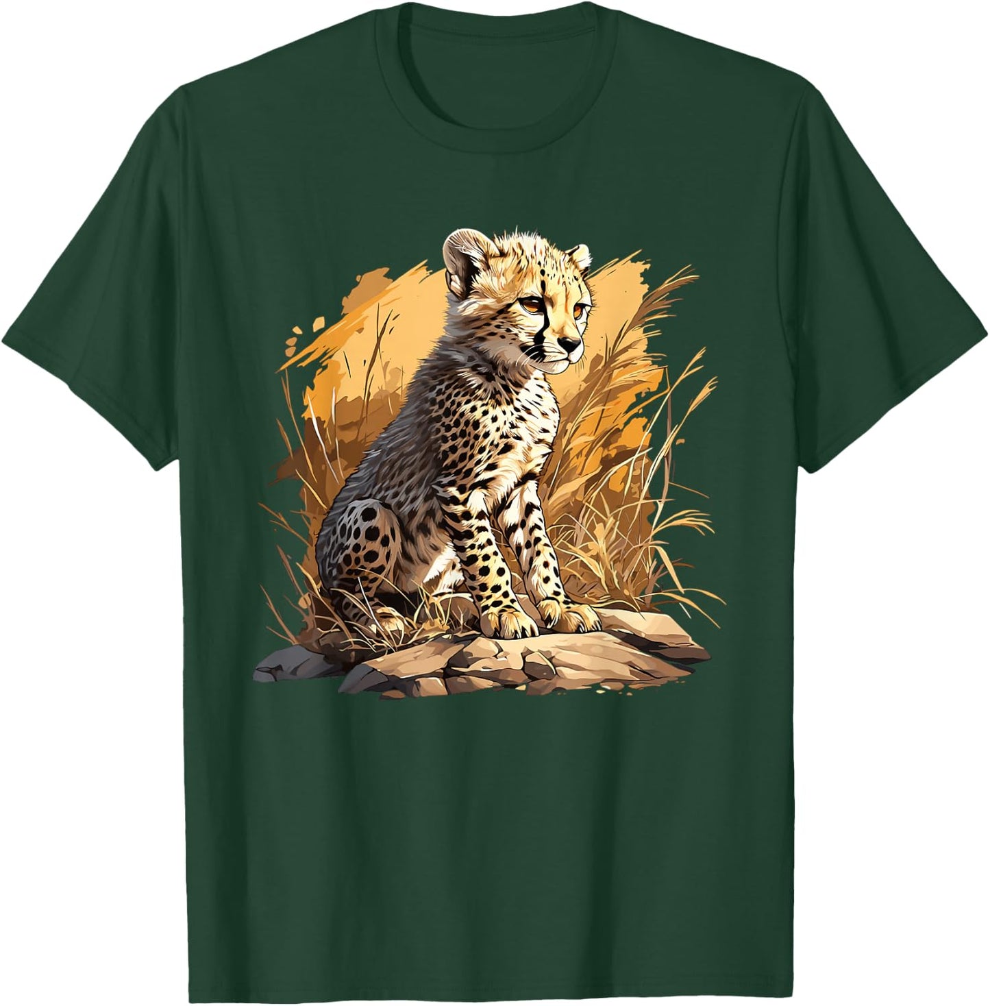 Cheetah Cheetah Cheetah , black T-Shirt - T-Shirt | Forest