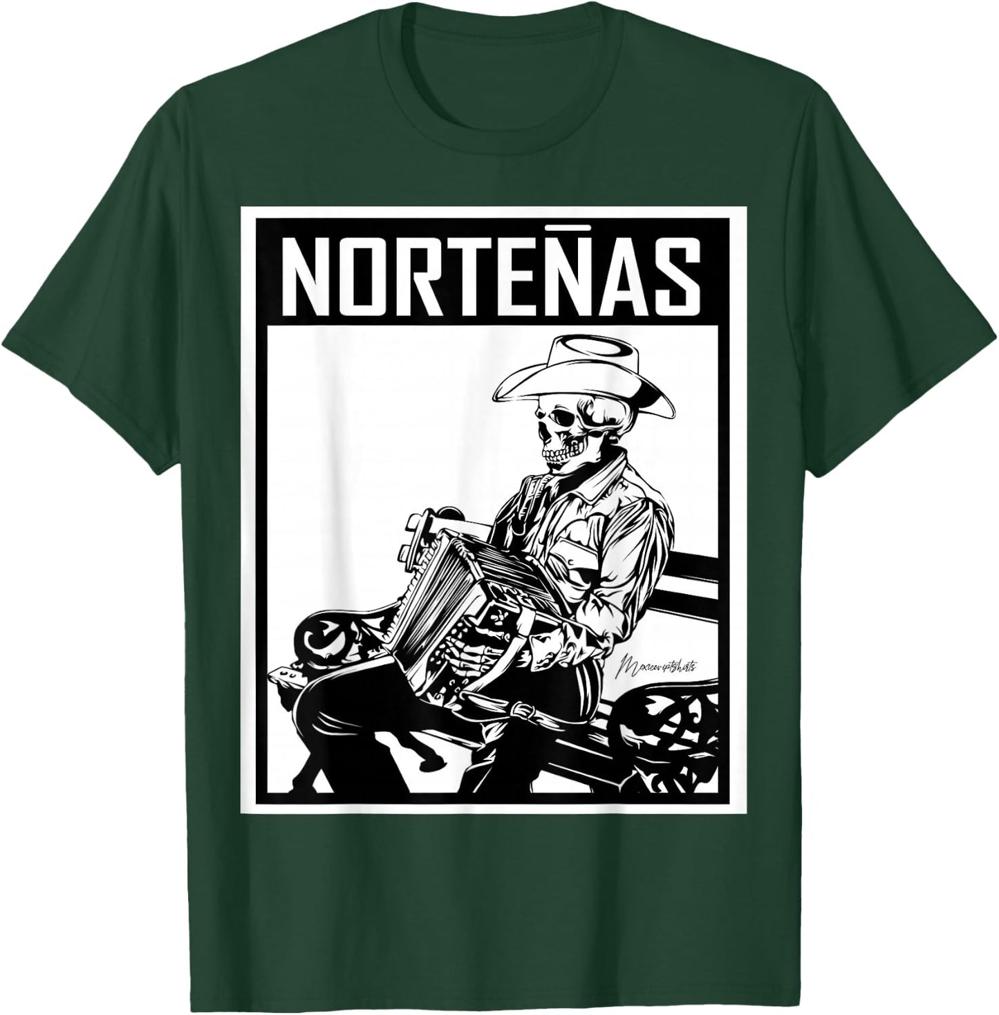 Nortenas Calavera T-Shirt - T-Shirt | Forest