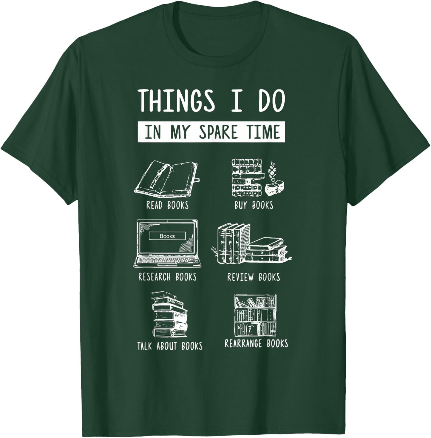 Buchlesen – Bücher lesen – Bücherwurm – Buchwurm – Buchish T-Shirt - T-Shirt | Forest