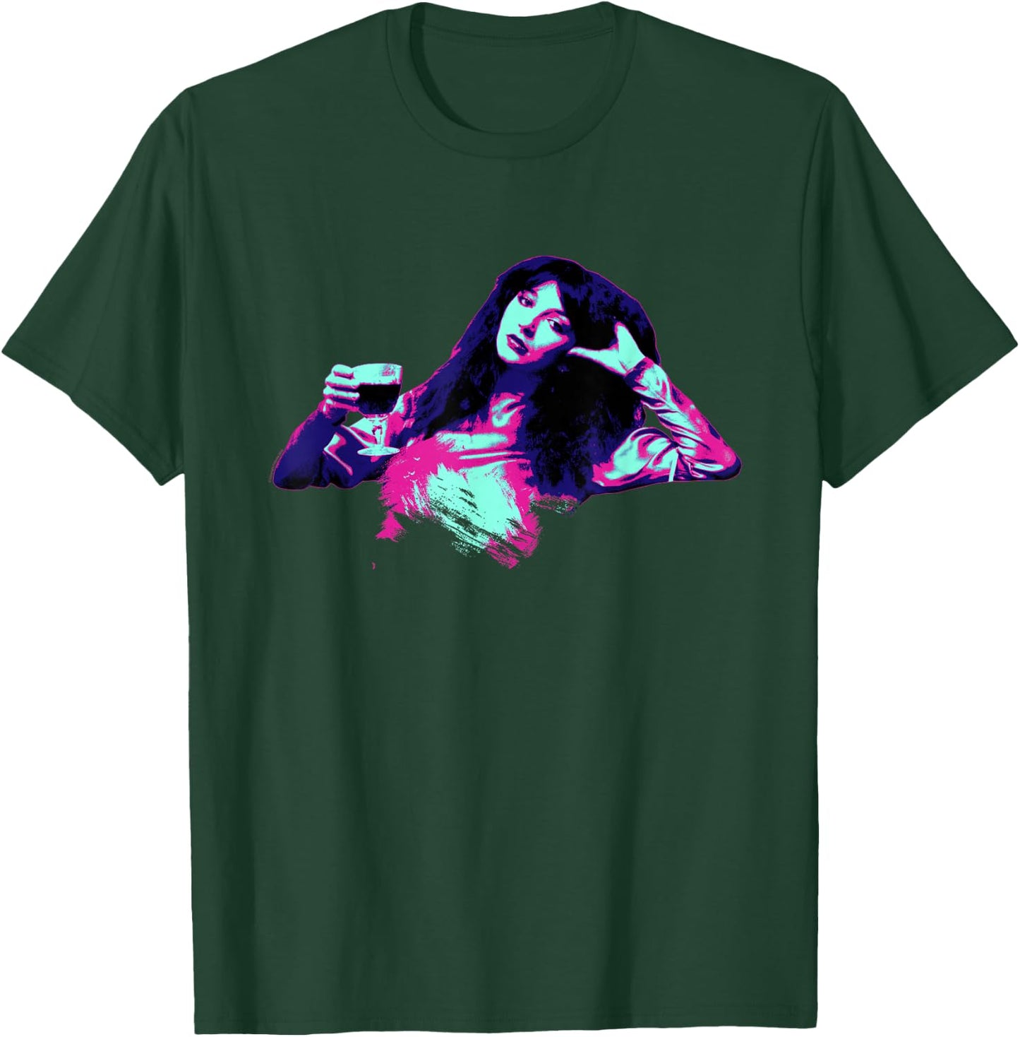 Kate Bush Laid Back Pop Art Stylised T-Shirt - T-Shirt | Forest