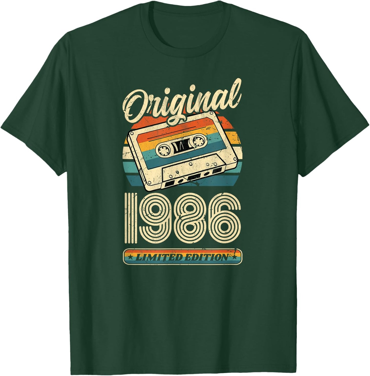 40.Geburtstag Retro Vintage 1986 Mann Frau Geschenk T-Shirt - T-Shirt | Forest