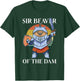 Sir Beaver of The Dam - Funny Beaver T-Shirt - T-Shirt | Forest