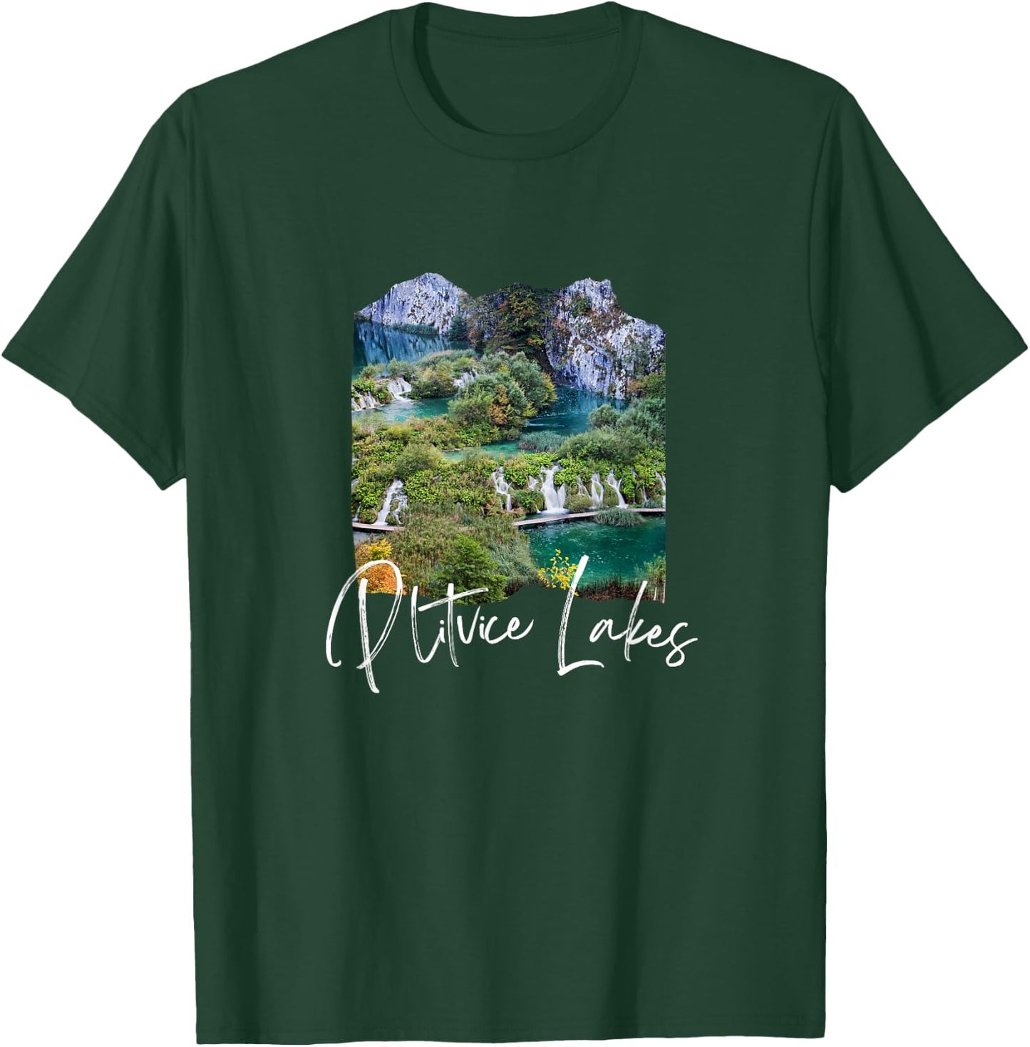 Memories of Plitvice Lakes Croatia Plitvice T-Shirt - T-Shirt | Forest
