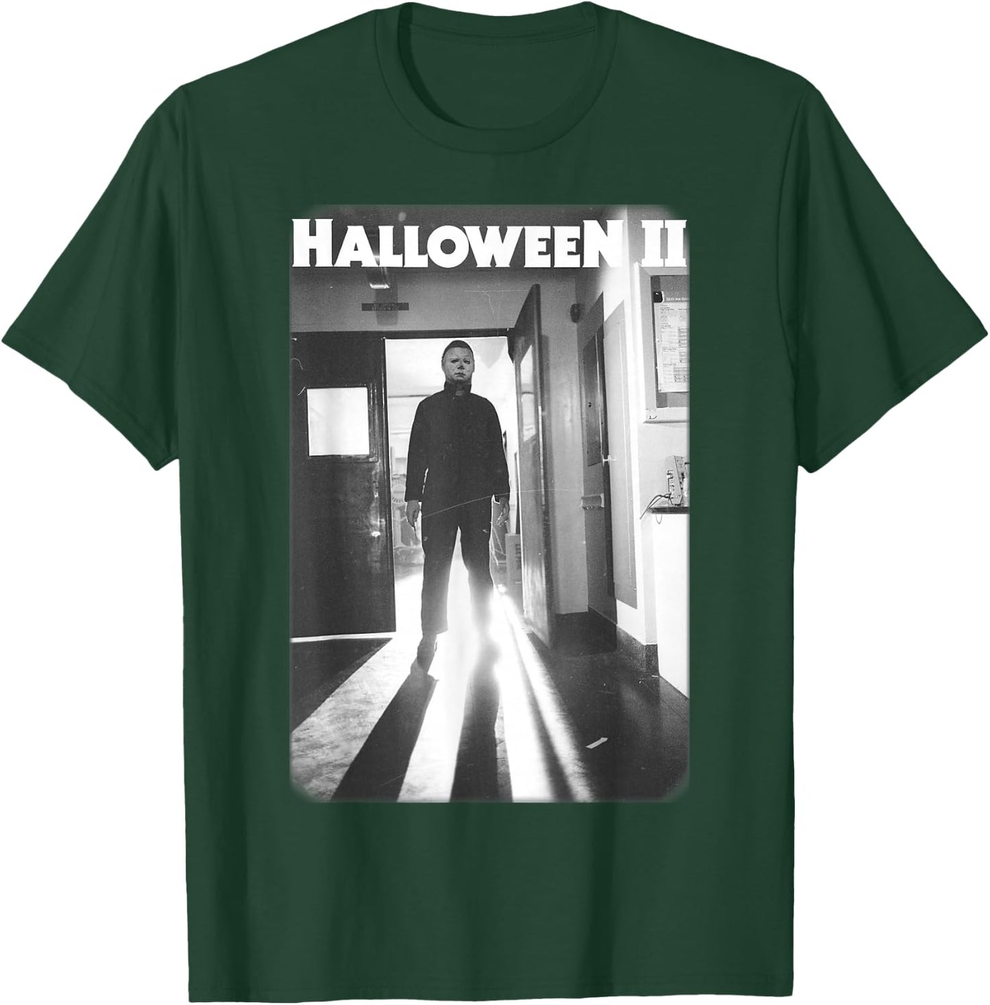 Halloween 2 Michael Myers Faded Poster T-Shirt - T-Shirt | Forest