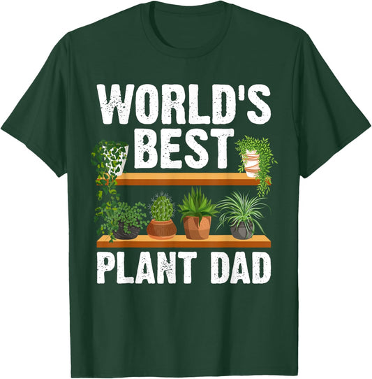 Funny Plant Dad Art Dad Garden Gardener Plant Lovers T-Shirt - T-Shirt | Forest