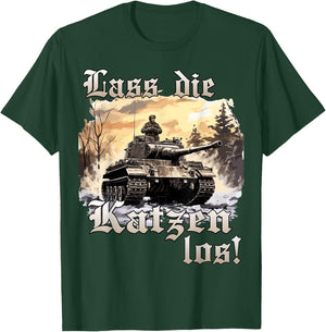 Tiger Tank 1942 Soldiers T German Tank WW 2 Tank , black T-Shirt - T-Shirt | Forest