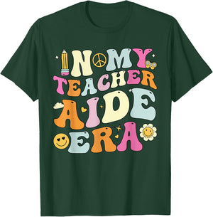 In My Teacher Aide Era Shirt , Back To School. T-Shirt - T-Shirt | Forest