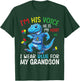 Dino I’m His Voice He’s My Heart I Wear Blue For My Grandson T-Shirt - T-Shirt | Forest