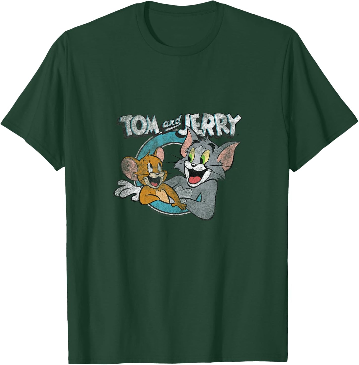 Tom and Jerry Classic Dynamic Duo Vintage T-Shirt - T-Shirt | Forest