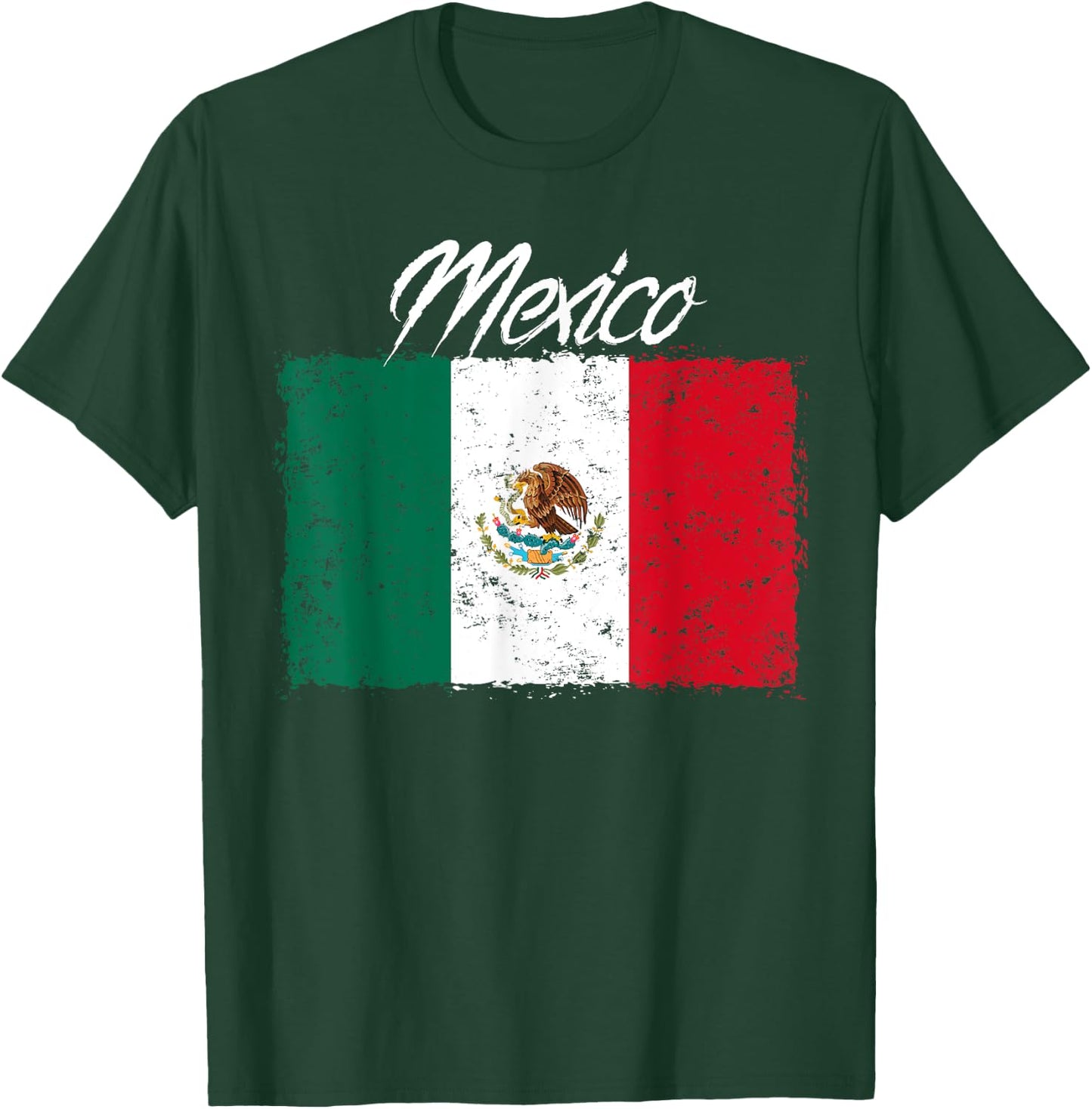 Mexico Flag Mexican T-Shirt - T-Shirt | Forest
