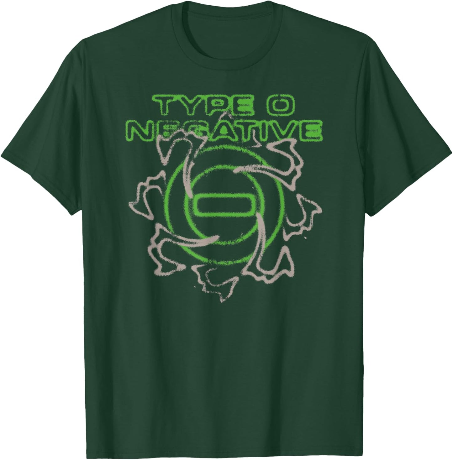 Type O Negative Faded Donut Logo , Black, S T-Shirt - T-Shirt | Forest