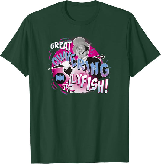 Batman (TV Show) Great Quivering Jellyfish! Penguin Retro T-Shirt - T-Shirt | Forest