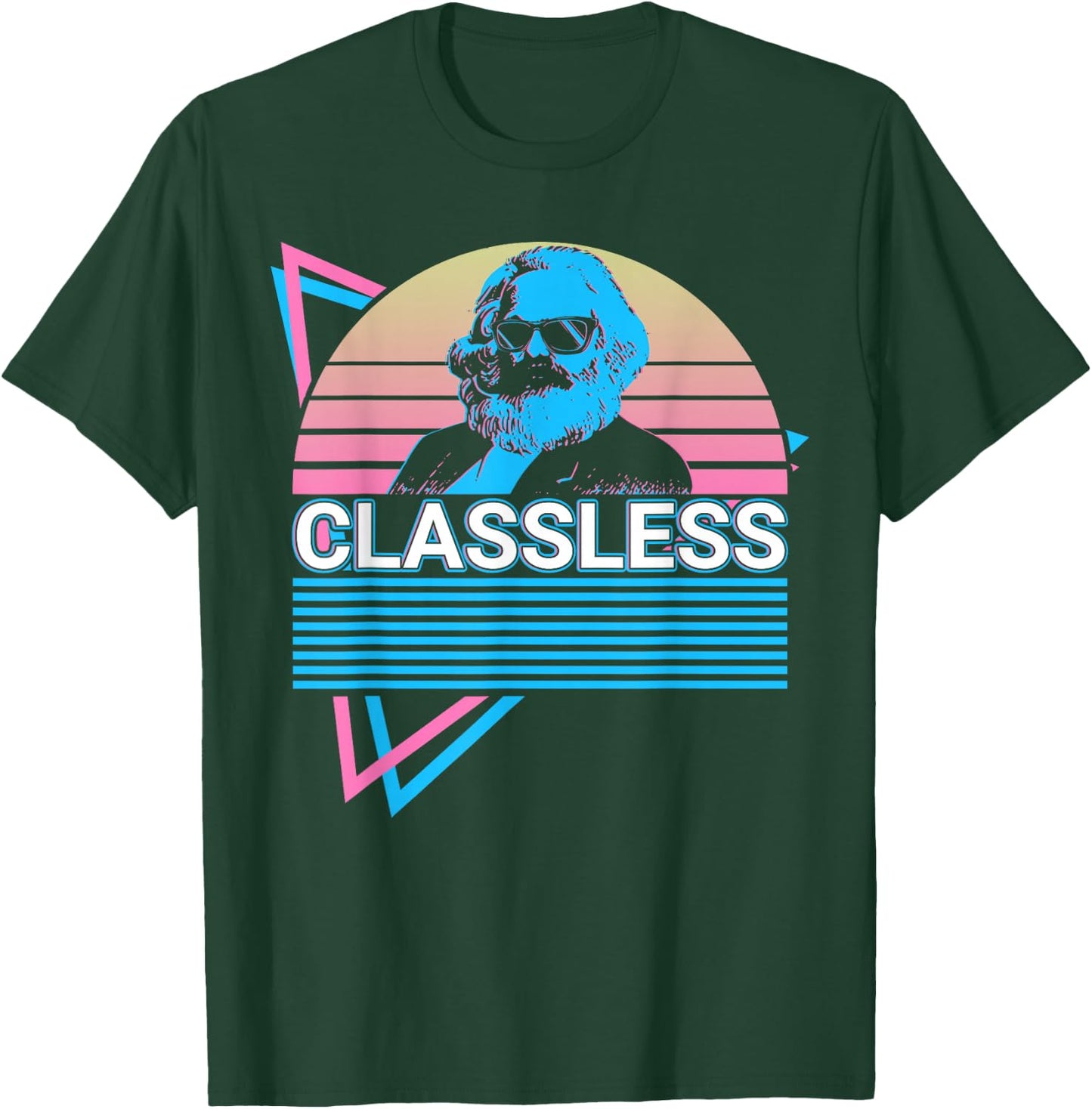 Karl Marx Communist Socialism Classless T-Shirt - T-Shirt | Forest