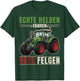 Echte Helden Fahren rote Felgen Traktor Spruch Landwirt T-Shirt - T-Shirt | Forest