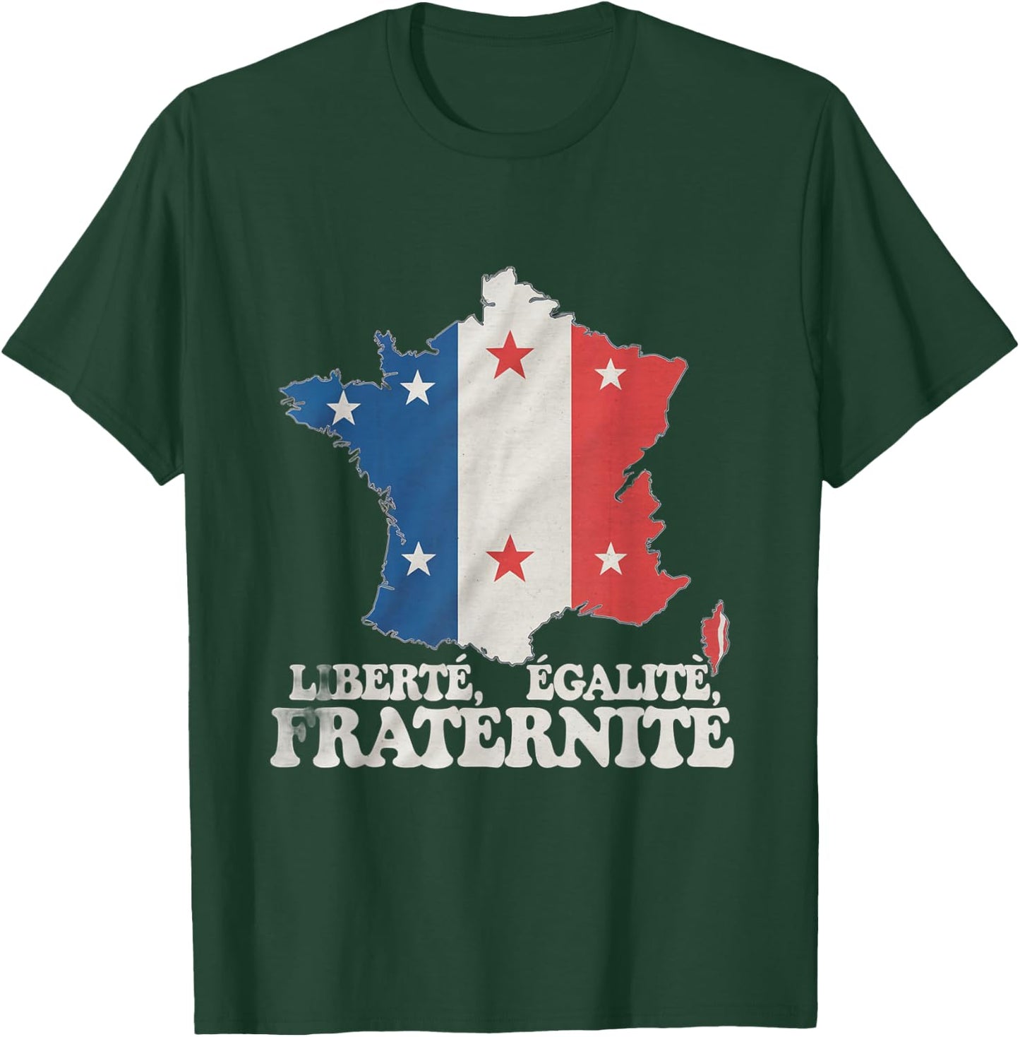 Flag France Liberty Equality Fraternity France Card Memes , Black, S T-Shirt - T-Shirt | Forest