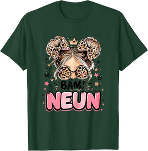 9. Geburtstag Mädchen 9 Jahre 2017 Lustig Geschenk T-Shirt - T-Shirt | Forest