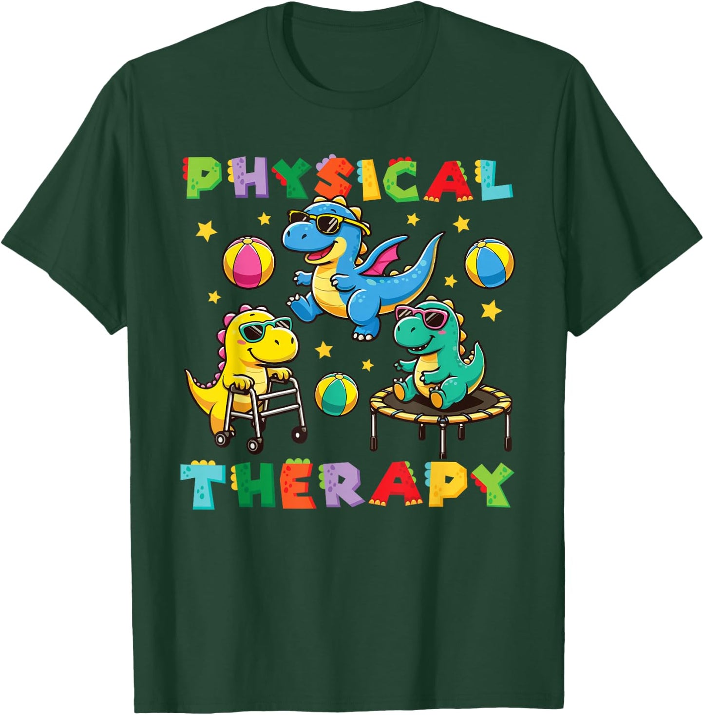 Child Classic Black Dinosaur Print T-Shirt - T-Shirt | Forest