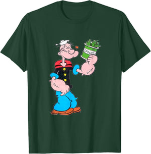 Popeye der Matrosenmann Spinat – Retro 1929 Cartoon Kunst T-Shirt - T-Shirt | Forest