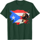 Puerto Rican Heritage Proud Christian T-Shirt - T-Shirt | Forest