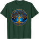 Nordic Celtic Tree of Life Yin Yang Tree of Life , black T-Shirt - T-Shirt | Forest