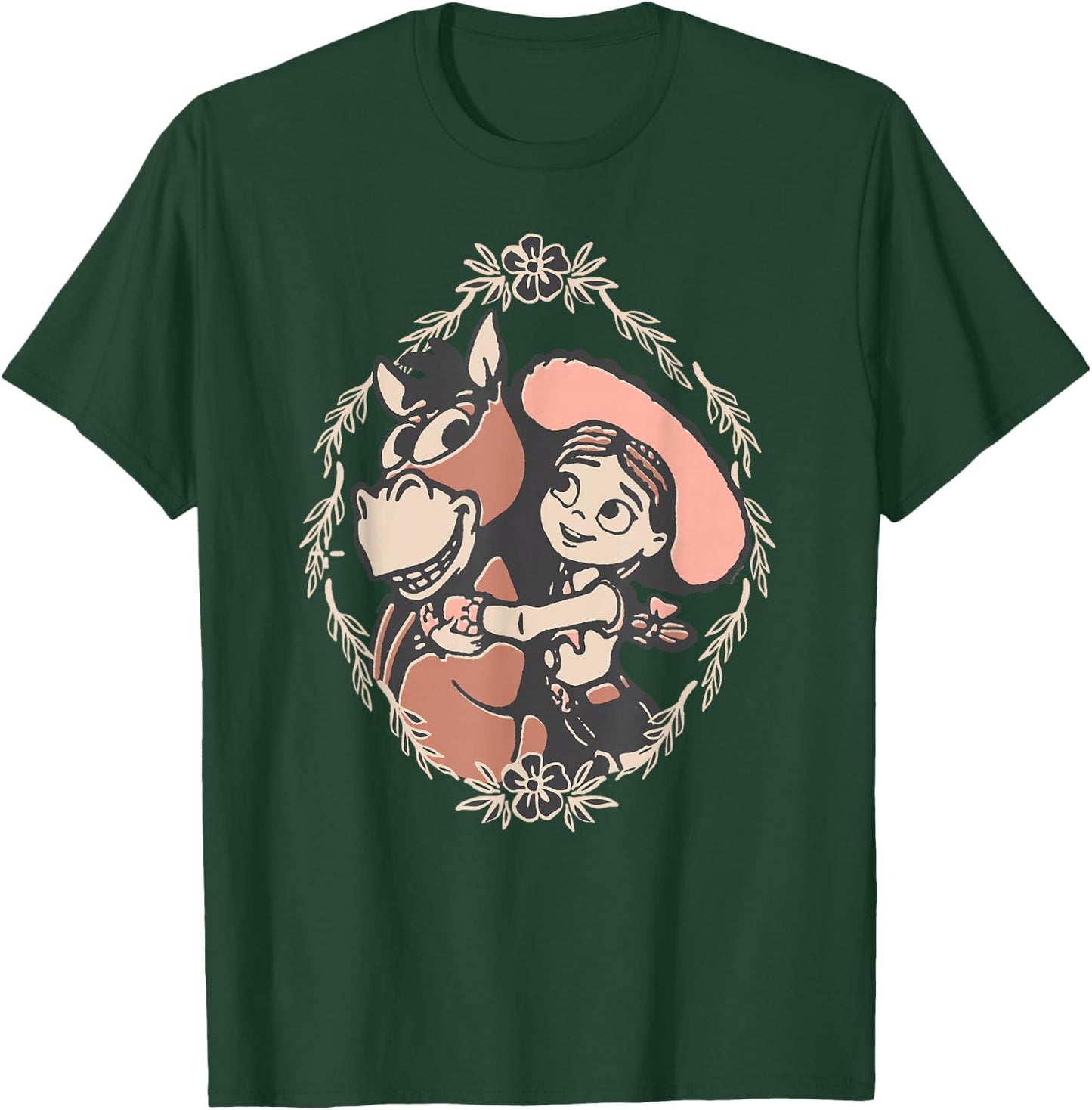 Disney and Pixar's Toy Story 5 Jessie Hugging Bullseye T-Shirt - T-Shirt | Forest