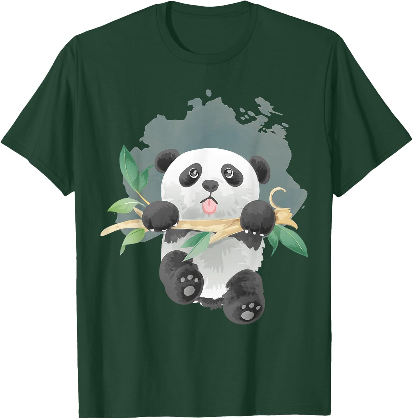 Watercolor Panda T-Shirt - T-Shirt | Forest