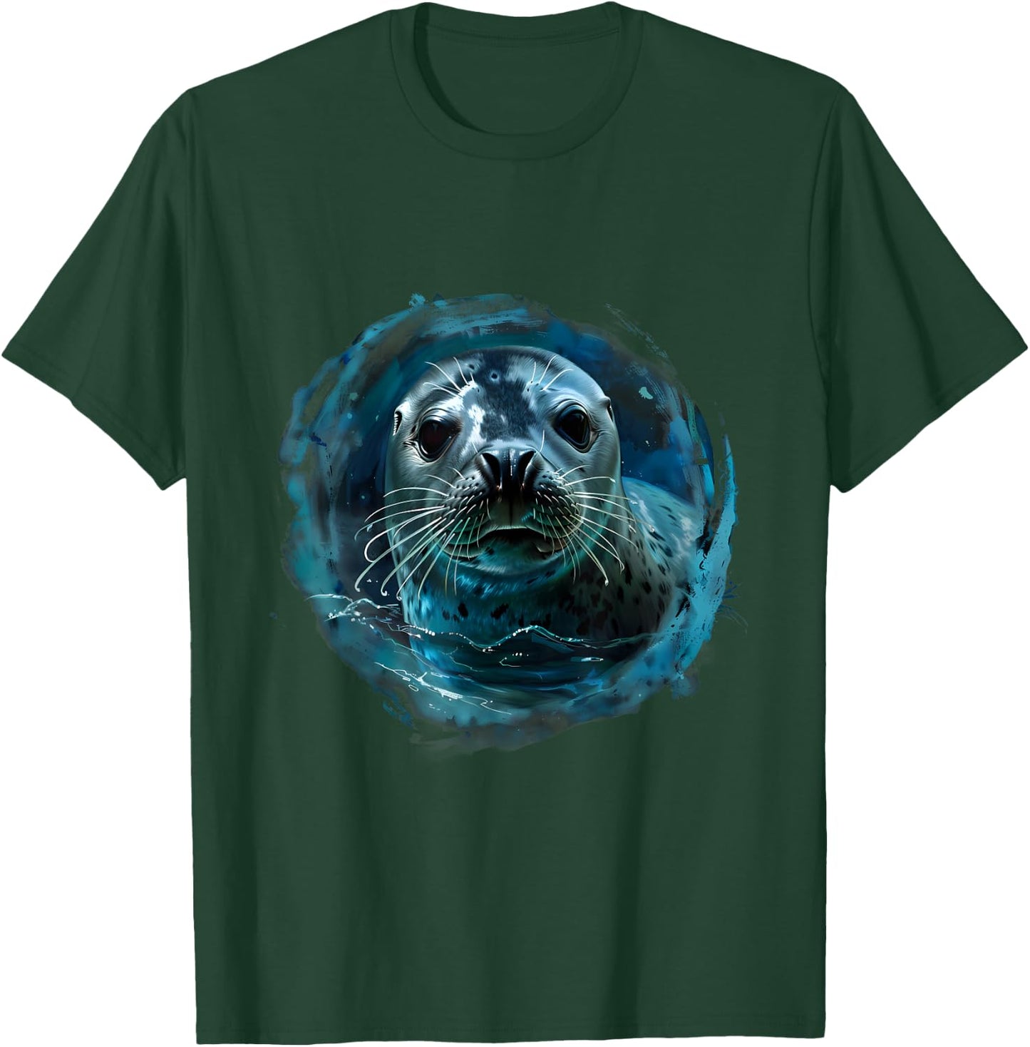 Seal Ocean Sea Seal Motif Sea Ocean Animal Marine Mammal T-Shirt - T-Shirt | Forest