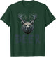Beer Bear With Antlers Deer Bear Grizzly Beer T-Shirt - T-Shirt | Forest